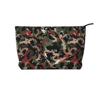 Camouflage Printed Makeup Bag Corduroy Travel Cosmetic Bags Cosmetic Case Toiletry Bag Organizer for Women Mom Girls