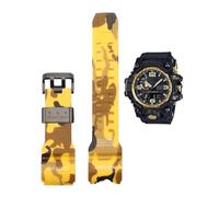 Camouflage Resin Strap Suitable Fit for Casio G-SHOCK GWG-1000 Mudmaster Men's Replacement Band Retrofitting Watch Accessories(GWG-Camo Yellow-B)