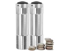 Camouflage Safe Torch with Secret Compartment, Pack of 2, Camouflaged Torch for Storing Money, Jewellery, Small Parts, Portable, Discreet Storage