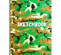 Camouflage Sketchbook: Sketchbook Camouflage | A Simple Blank Light Green and Brown 8.5 x 11, 120 Pages Camouflage Sketch Book for Men Women Boys ... (Camouflage Gifts for Camouflage Lovers)