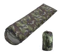 Camouflage Sleeping Bag - Cold Weather Sleeping Bag - Kids Travel Sleeping Bag For Hiking And Backpacking | Multifunctional Outdoor Sleeping Bag For Camping, Adventure, And Scout Trips | Lightweight A