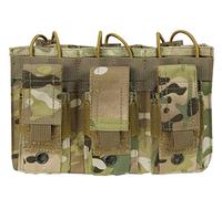 Camouflage Tactical Triple 5.56 Magazine Pouch MOLLE system Magazine Ammo Clip Bags Holder Pocket