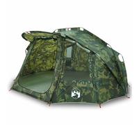 (camouflage) vidaXL Fishing Tent 5-Person Lightweight Tent Camping Tent Shelter Waterproof