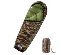 (camouflage) vidaXL Mummy Sleeping Bag for Adults Camping Hiking Sleeping Bag 3 Seasons