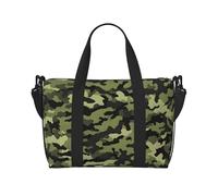 (Camouflage) Waterproof Lightweight Hand Travel Bag - Large Carry-On for 3-5 Day Trips | Air Travel, Sports, Weekend Use | Men & Women (1-Pack)