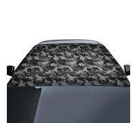 Camouflage Windshield Snow Ice Cover - Car Windshield Shade, Auto Window Sun Protector, Reliable All Season Guard, Frost Shield Accessory | Reliable Guard For SUV, Truck, Sedan, Outdoor, Automotive