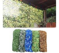 Camouflage Woodland Netting 3 X 5m Hide Military Army Camo Netting 2 x 4m Privacy Camo Net bulk roll for Camping Military Hunting Sunscreen Nets Garden Theme Party Decoration(Jungle Camo,4.5 x 10 m)