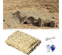 Camouflage Woodland Netting, Camouflage Net Bulk Roll Army, Waterproof Oxford Fabric Durable Camo Net for Hunting Camping Military Shooting Car Cover Decorations Sunscreen Nets(6x13.0m)