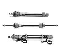 Camozzi 24N2A20A100 Mini Cylinder, Double Acting, 20 mm Bore, 100 mm Stroke