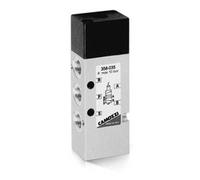 Camozzi 338-035 Pneumatic Valve, 3/2", 1/8" Port, Pilot Spring