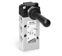 Camozzi 358-900 Manually Operated Valve, 5/2" Way, 1/8", Lever