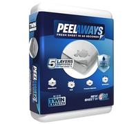 Camp-A-Peel - Waterproof Mattress Cover - Twin Size Fitted Bed Sheet Protector - Soft & Comfortable, 5 Peel Away Layers Protect Against Dust Mites & Allergens - for Motorhome, Camper & Travel Trailer