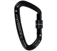 Camp Atlas Lock Screw Gate Climbing Carabiner - Black
