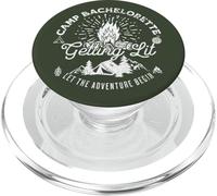 Camp Bachelorette Getting Lit Bride Party Matching Gifts PopSockets PopGrip for MagSafe
