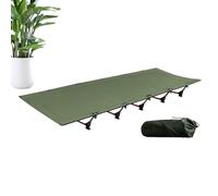 Camp Bed, Folding Bed for Camping - Portable Sleeping Surfaces Support for Guest Room Home Outdoor Travel Hiking Lunch Break