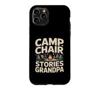 Camp Chair Stories Grandpa Camping Campfire Case for iPhone 11 Pro