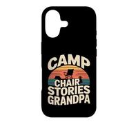 Camp Chair Stories Grandpa Camping Campfire Case for iPhone 17