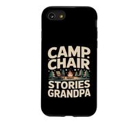 Camp Chair Stories Grandpa Camping Campfire Case for iPhone SE (2020) / 7/8