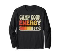 Camp Cook Energy 67 Percent Funny Job Title Humor Long Sleeve T-Shirt
