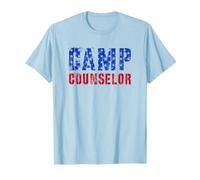 Camp Counselor Summer Camping Kids Team Nurse 4th July Crew T-Shirt