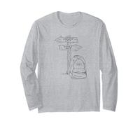 Camp Counselor Youth Teen HIking Camping Outdoor Christian Long Sleeve T-Shirt
