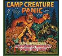 Camp Creature Panic Left-Handed Edition: Retro Monster Coloring Book for Adults - 1950s Comic Style Bigfoot, Werewolves, Swamp Beasts & Campfire Chaos (Retro Monster & Sci-Fi Comics)