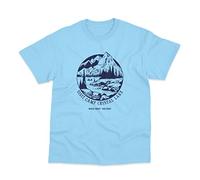Camp Crystal Lake Inspired by Friday Horror Movie T-Shirt XXL Blue
