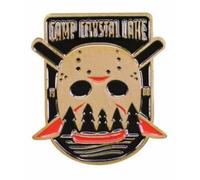 Camp Crystal Lake Jason Voorhees Mask Friday The 13th 1.1" Enamel Pin, 2.79 cm, Enamel, enamel