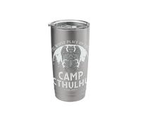 Camp Cthulhu, Funny Cosmic Horror Cthulhu Stainless Steel Insulated Tumbler