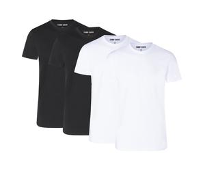 Camp David Men's T-Shirts, 4-Pack - Crew Neck T-Shirt 4P, Cotton Stretch