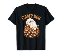 Camp Dog Cute Dog and S'Mores Summer Camp T-Shirt