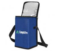 Camp&Fire 6L Cooler Bag, Insulated Lunch Bag with Shoulder Strap. | Keeps food and drinks hot or cold for up to 10 hours, holds up to 8 cans, supports 10kg and folds flat for easy storage.