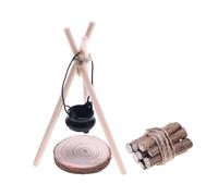 Camp Fire Decorations - Realistic Doll House Decorations Campfire Prop | Innovative Doll House Ornament | Centrepieces Decorations | Doll House Miniature Decoration for Doll House & Toy House