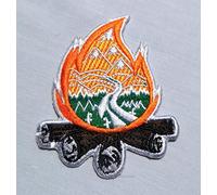 Camp Fire Outdoor Adventure Clothing Jacket Shirt Iron on Sew on Embroidered Patch