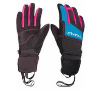 Camp - Gloves in PrimaLoft® - G Comp Warm Lady Black/Light Blue/Fuchsia for Women in Nylon - Size M Black