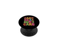 Camp Hair Dont Care Retro Camper PopSockets Adhesive PopGrip