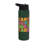 Camp Hair Dont Care Retro Camper Stainless Steel Insulated Water Bottle