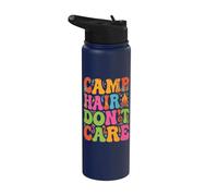 Camp Hair Dont Care Retro Camper Stainless Steel Insulated Water Bottle
