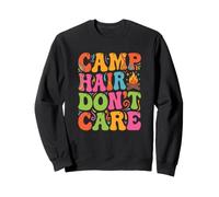 Camp Hair Dont Care Retro Camper Sweatshirt