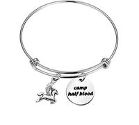 Camp Half Blood Bracelet Flying Horse Charm Bracelet Percy Jackson Jewelry Gift for Family Mythology Movie Gift (bracelet)