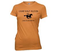 Camp Half Blood Funny Book T-Shirt Womens , Ladies Girls tshirt