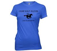 Camp Half Blood Funny Book T-Shirt Womens , Ladies Girls tshirt