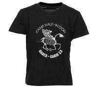 Camp Half-Blood Hades - Cabin 13 T-Shirt Black Kids Boys Girls Short Sleeves Round Neck T-Shirt Black Kids, Nero, 12 Years