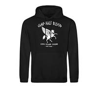 Camp Half Blood Percy Jackson Inspired PJO Heroes of Olympus Unisex Black Hoodie Size L