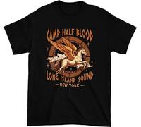 Camp Half Blood T Shirt, Unisex Adults & Kids )12 to 13, Black)