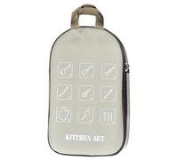 Camp Kitchen Organizer - High Capacity Storage Bag, Waterproof Oxford Fabric, Reinforced Carry Handle Structure | Outdoor Cooking Solution For Adults Men Women Travel Picnic Barbecue Adventure Gear