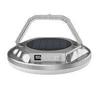 Camp Light - Portable Solar Camping Lantern with USB Recharge | Bright Waterproof Outdoor Lamp for Tent, Hiking, Porch, Garden, Balcony, Beach, Deck, Survival, , Home, Backyard, Patio