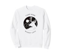 Camp More Worry Less (Deer in Nature Graphic) Sweatshirt
