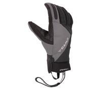 Camp - Mountaineering gloves PrimaLoft® - Geko Hot Evo Black/Grey for Women in Leather - Size L Grey L