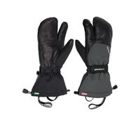 Camp - Mountaineering mittens in PrimaLoft® - Split Mitt N in Leather - Size M - Black Black M